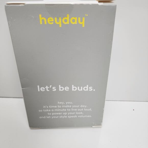 Target Heyday Bright Blue & Orange Plug-In 3.5mm Wired Earbuds NIB - Picture 2 of 4